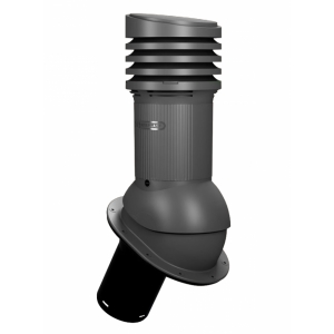 Вентиляционный выход неизолированный WIRPLAST WIROVENT EVO E09 110-125/447 Графитовый